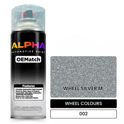 WHEEL COLOURS WHEEL SILVER M. 002 | OEMatch Automotive Spraycan