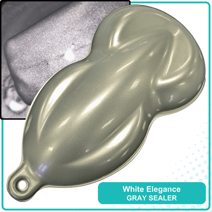 White Elegance Medium Car Kit (Grey Ground Coat) - The Spray Source - Alpha Pigments