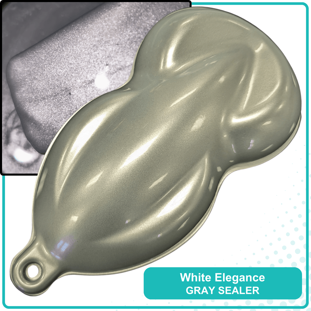 White Elegance Small Car Kit (Grey Ground Coat) - The Spray Source - Alpha Pigments