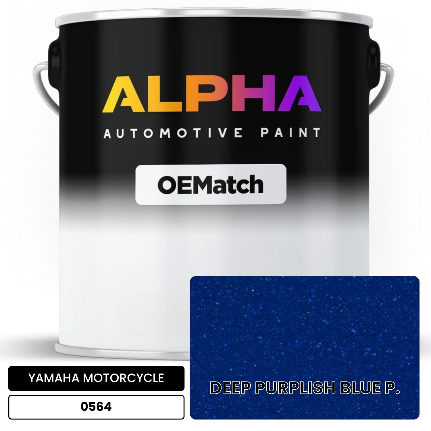 YAMAHA MOTORCYCLE DEEP PURPLISH BLUE P. 0564 | OEMatch Basecoat