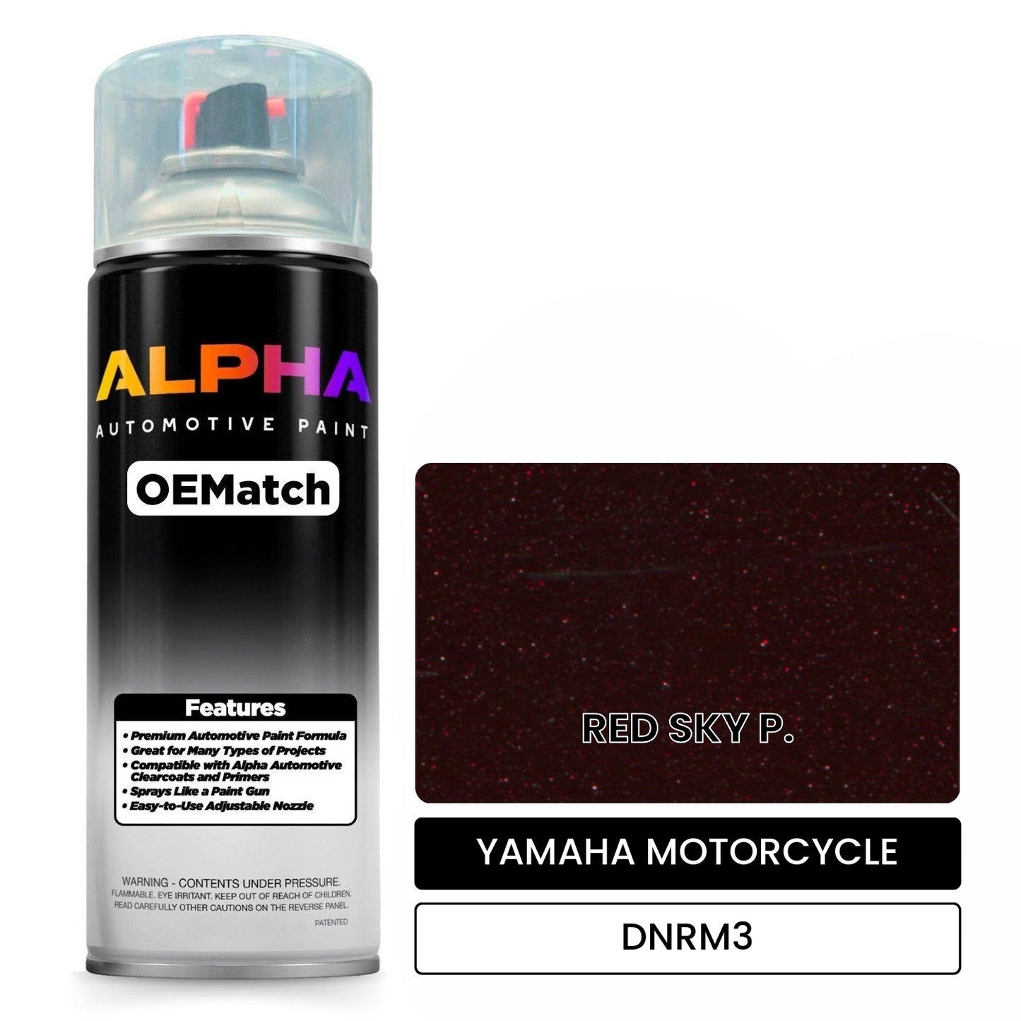 YAMAHA MOTORCYCLE RED SKY P. DNRM3 OEMatch Spraycan