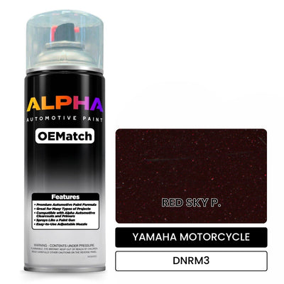 YAMAHA MOTORCYCLE RED SKY P. DNRM3 | OEMatch Automotive Spraycan
