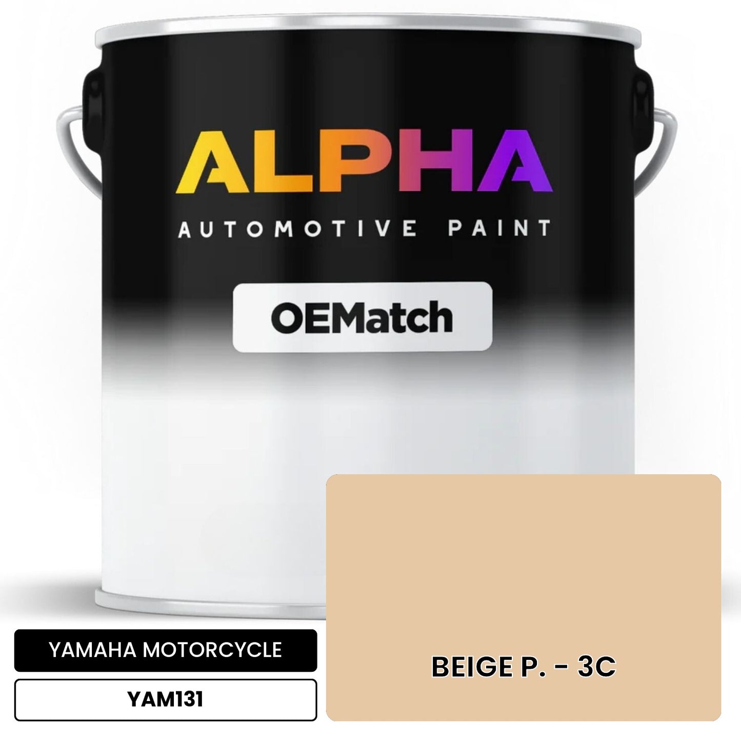 YAMAHA MOTORCYCLE BEIGE P. - 3C YAM131 OEMatch Basecoat