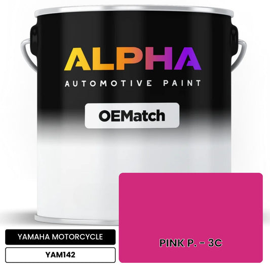 YAMAHA MOTORCYCLE PINK P. - 3C YAM142 OEMatch Basecoat