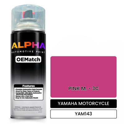 YAMAHA MOTORCYCLE PINK M. - 3C YAM143 | OEMatch Automotive Spraycan