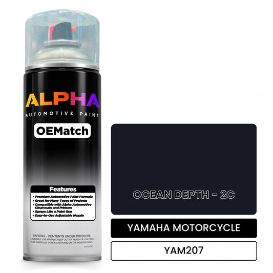 YAMAHA MOTORCYCLE OCEAN DEPTH - 2C YAM207 OEMatch Spraycan