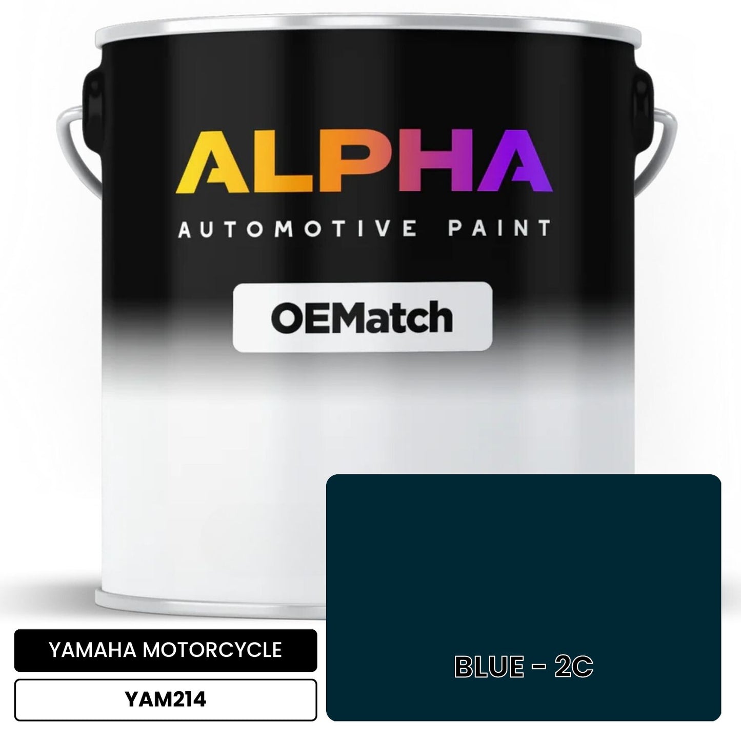 YAMAHA MOTORCYCLE BLUE - 2C YAM214 OEMatch Basecoat
