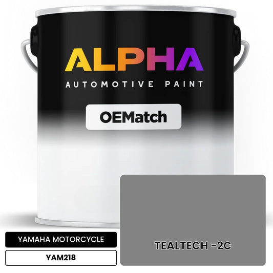 YAMAHA MOTORCYCLE TEALTECH -2C YAM218 OEMatch Basecoat