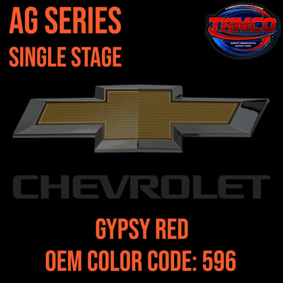 Chevrolet Gypsy Red | 596 | 1955 | OEM AG Series Single Stage - The Spray Source - Tamco Paint Manufacturing