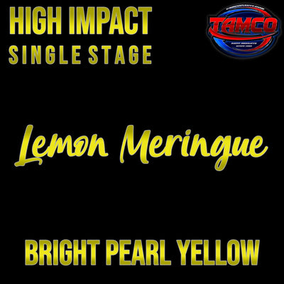 Lemon Meringue | Bright Pearl Yellow | Customer Color High Impact Series Single Stage - The Spray Source - Tamco Paint