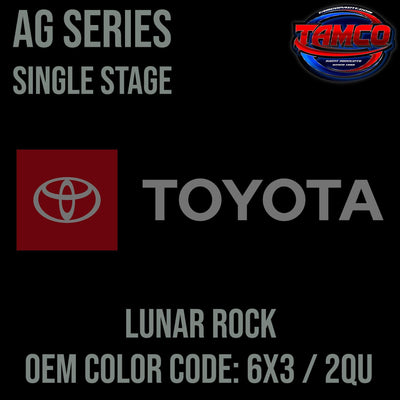 Toyota Lunar Rock | 6X3 / 2QU | 2019-2023 | OEM AG Series Single Stage - The Spray Source - Tamco Paint Manufacturing
