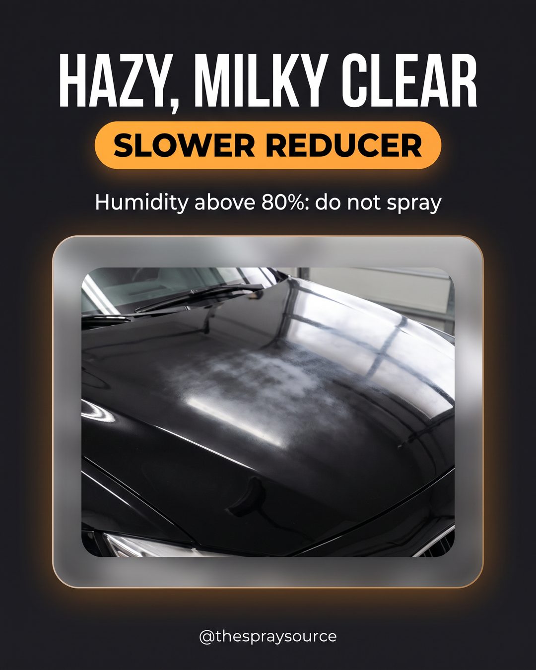 Hazy, milky clear: slower reducer