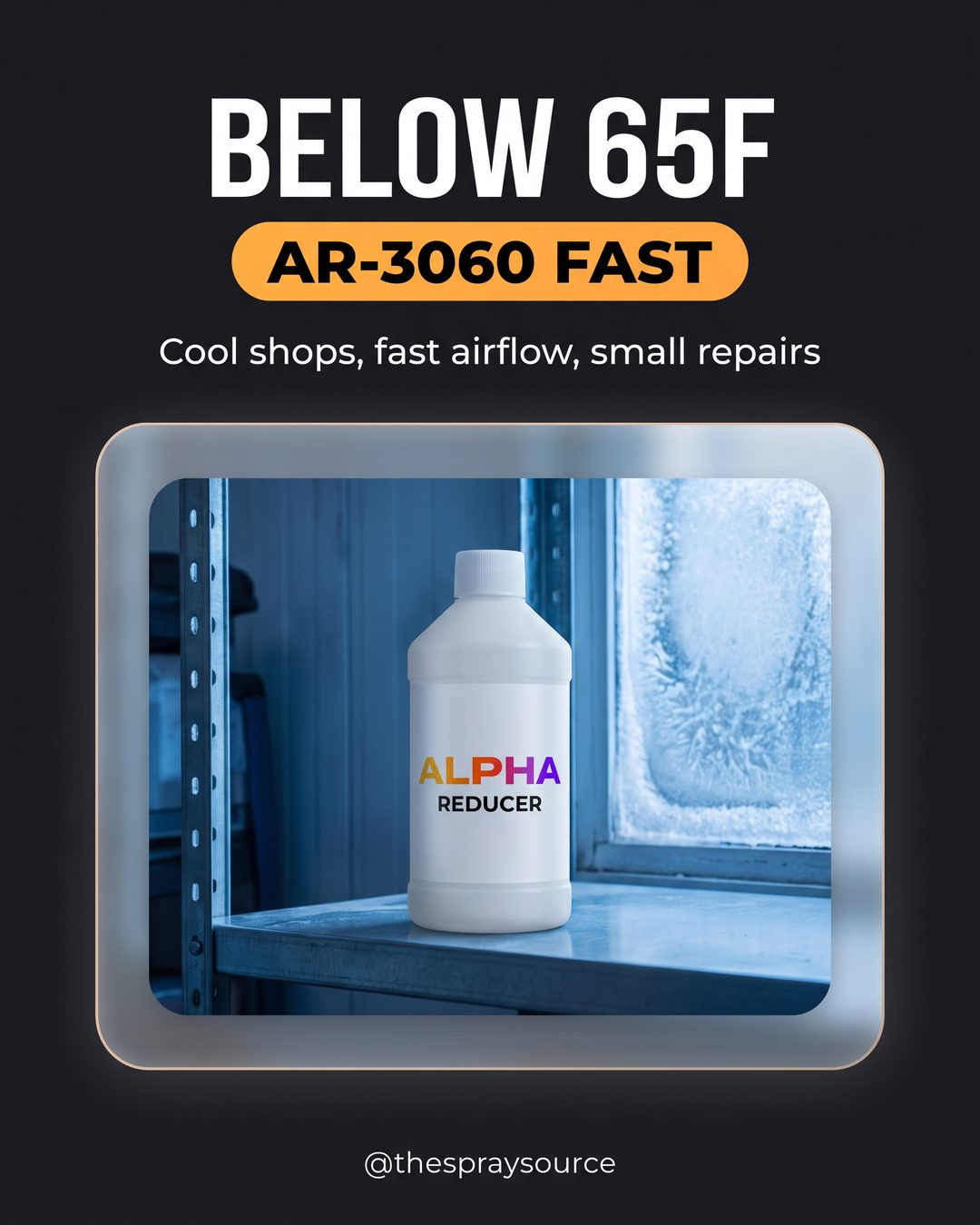 Below 65F: AR-3060 fast