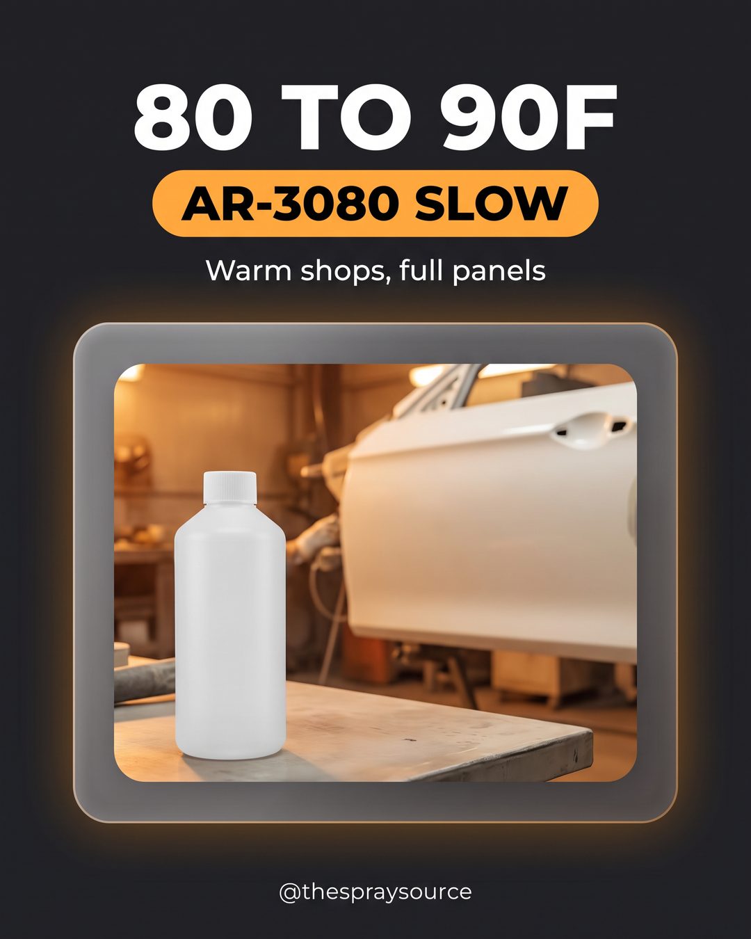 80 to 90F: AR-3080 slow